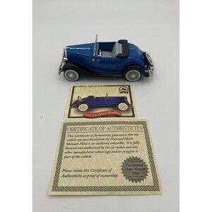 National Motor Museum Mint Diecast 1934 V-8 Deluxe Roadster Blue 1:32 I2